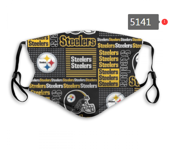 2020 NFL Pittsburgh Steelers #9 Dust mask with filter->nfl dust mask->Sports Accessory